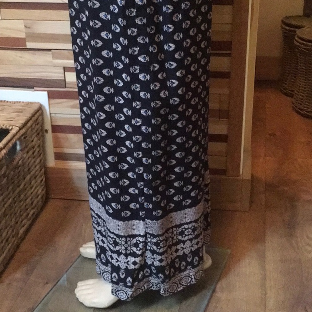 COMFORTABLE WIDE LEG TIE FRONT PANTS - Picture 11 of 12